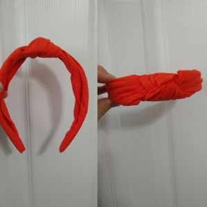 J.Crew Knotted Orange Headband